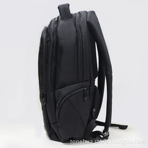 Simple and practical genuine leather laptop backpack
